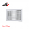 Pешетка настенная алюминиевая с регулируемыми жалюзи AHVN200X100 ATC
