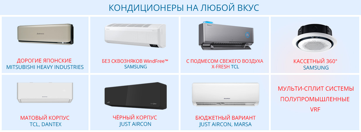 choice of air conditioner