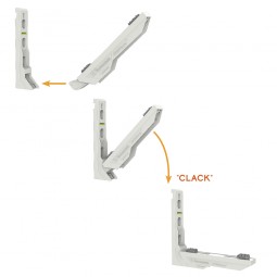 Кронштейн из ударопрочного пластика SPIRIT XS100 BASIC Tecnosystemi-foto3
