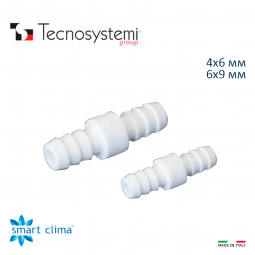 Прямой соединитель для шланга дренажного насоса Tecnosystemi