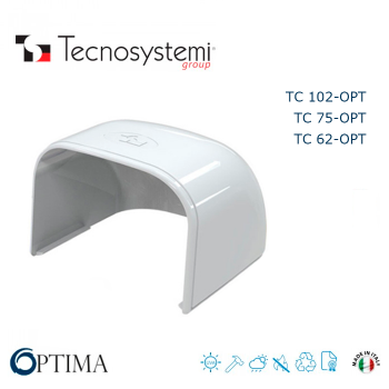 Короб декоративный Optima TC (торцевой элемент заглушка) Tecnosystemi