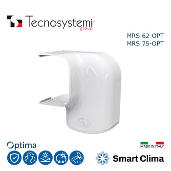 Короб декоративный Optima MRS (угол с поворотом, левый) Tecnosystemi 
