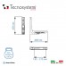 Кронштейн из ударопрочного пластика SPIRIT XS100 BASIC Tecnosystemi