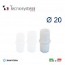 Двойная муфта D20 M/M Tecnosystemi