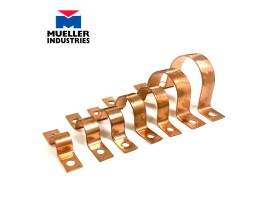 Скоба с двусторонним креплением для медной трубы 1+3/8 OD A02650 Mueller<br>