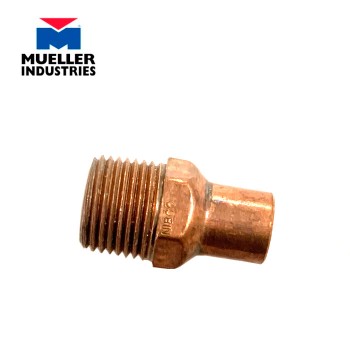 Адаптер с наружной резьбой 1/2 OD x 3/8 M W01125 Mueller