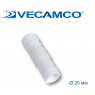 Соединитель прямой для спирального шланга D20 Vecamco