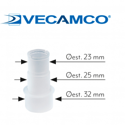 Штуцер-переходник Vecamco D-23-25-32