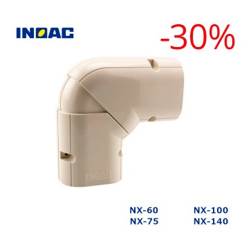 Короб декоративный INOAC NX (угловой 45°~90°, горизонтальный)