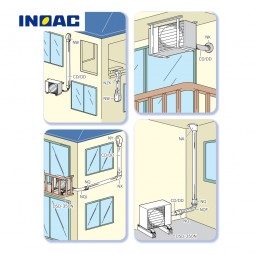 Короб декоративный INOAC NH-100 (угловой 90°, горизонтальный) мини-foto2