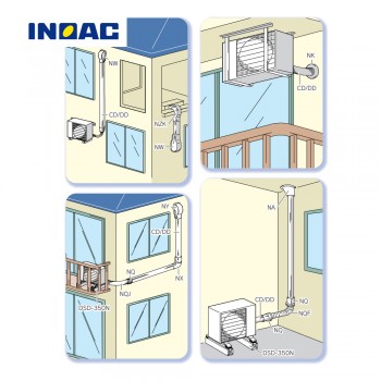 Короб декоративный INOAC / INABA MD-75 2 м-foto2