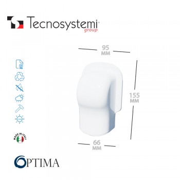 Короб декоративный Optima TM 62 (торцевой элемент) Tecnosystemi