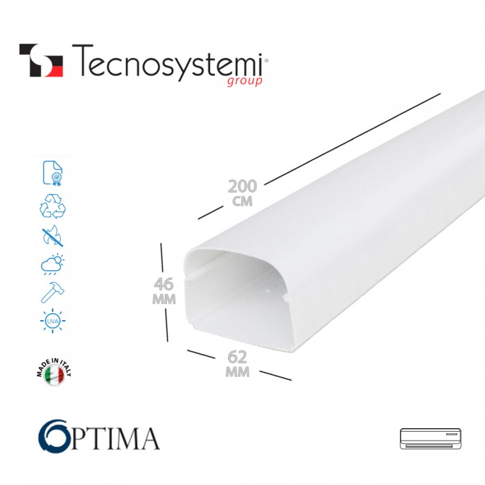 Короб декоративный Optima T 62 Tecnosystemi