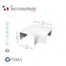 Короб декоративный Optima CP 102 (плоский угол) Tecnosystemi