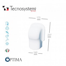 Короб декоративный Optima TM 135 (торцевой элемент) Tecnosystemi