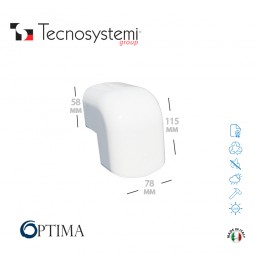 Короб декоративный Optima CAE 75 (внешний угол) Tecnosystemi