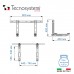 Кронштейн с планкой Tecnosystemi GALILEO SGL 100 EVO