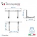 Кронштейн с планкой Tecnosystemi Galileo SGL EVO 140