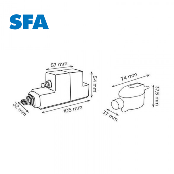 Насос SFA SANICONDENS Clim mini S-foto3