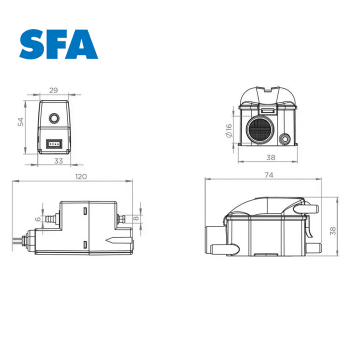 Насос SFA SANICONDENS Clim mini S-foto5