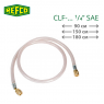 Шланг заправочный прозрачный Refco CLF-... 1/4” SAE