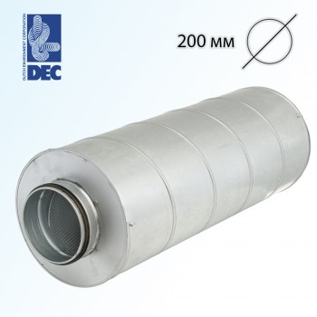 Шумоглушитель 200 мм x 0,6 м DEC GGLX50S
