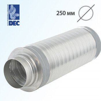 Шумоглушитель 250 мм x 0,5 м DEC TSD25