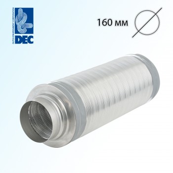 Шумоглушитель 160 мм x 0,5 м DEC TSD25
