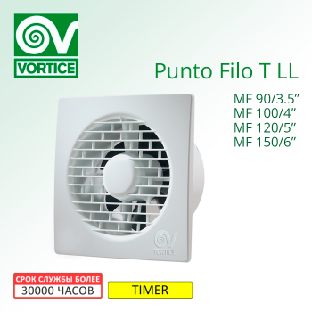 Вентилятор Vortice Punto Filo MF T LL
