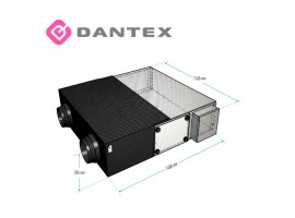 DV-1200HRE/PDS приточно-вытяжная установка с рекуперацией DANTEX <br>-foto3