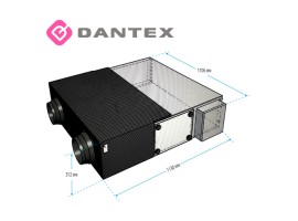 DV-600HRE/PDS приточно-вытяжная установка с рекуперацией DANTEX <br>-foto3