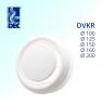 Диффузор пластиковый с зажимным кольцом DEC DVKR