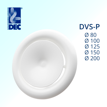 Клапан приточный металлический DEC DVS-P