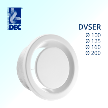 Диффузор приточный металлический DEC DVSER