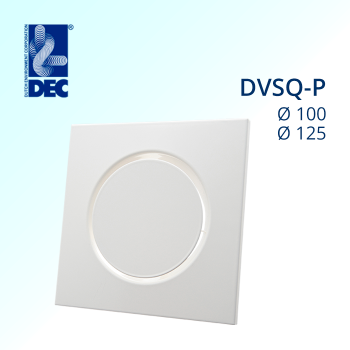 Диффузор приточный квадратный металлический  DEC DVSQ-P