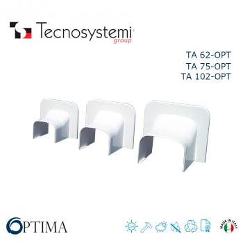 Короб декоративный Optima TA (угловой торцевой элемент) Tecnosystemi